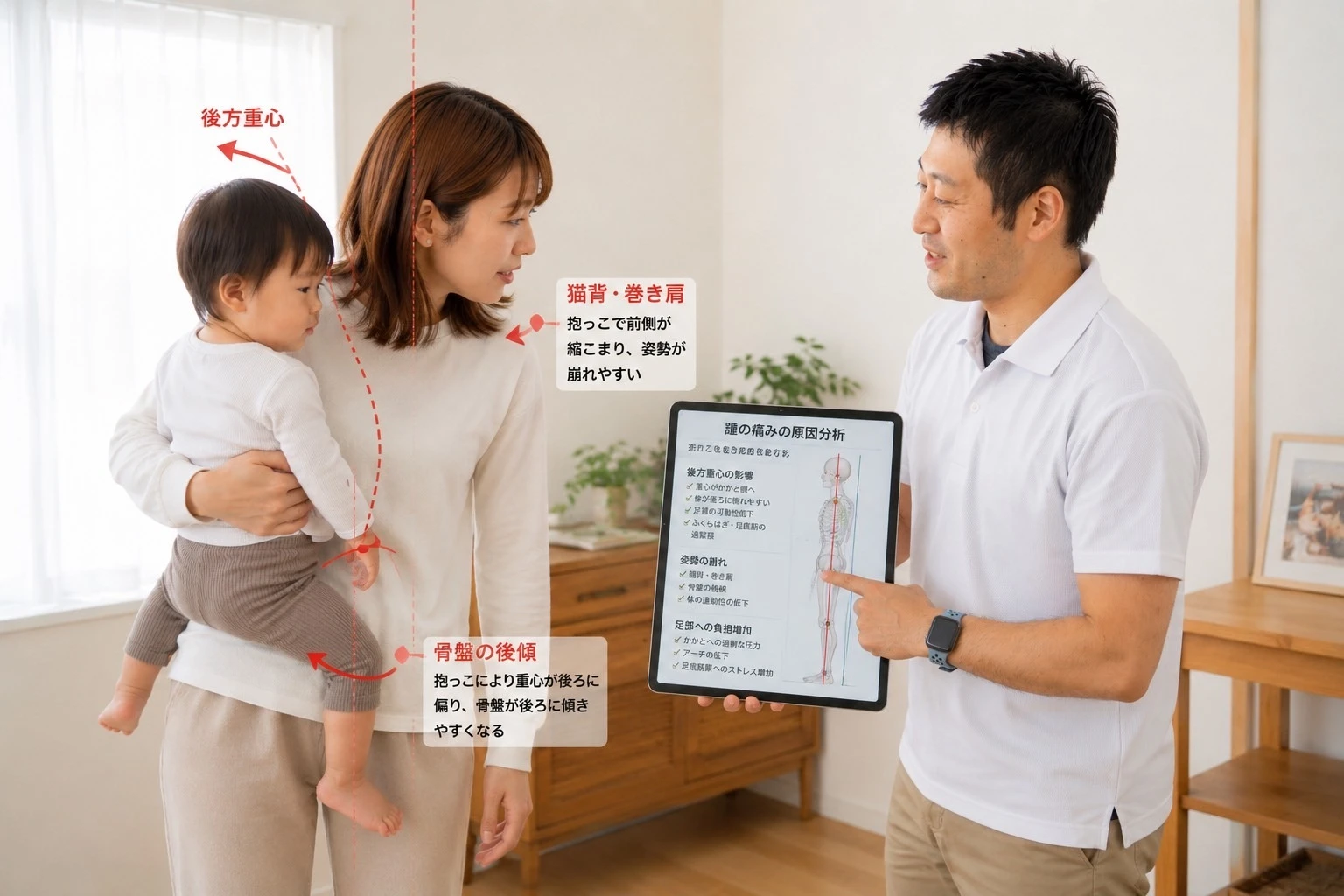 産後の痛みの評価画像